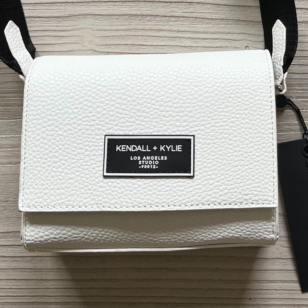 Kendall + Kylie Crossbody Bag in Black and White